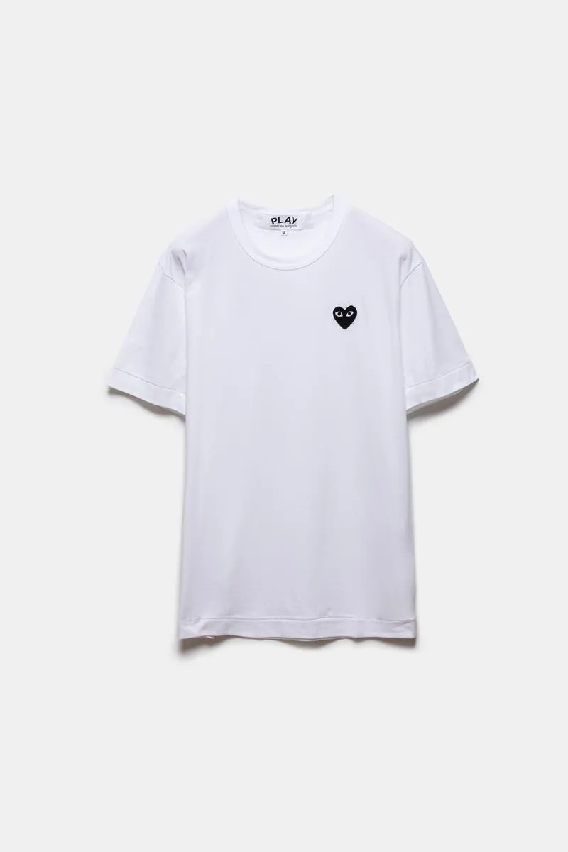 COMME DES GARÇONS PLAY CAMISETA BLANCA CON CORAZÓN NEGRO