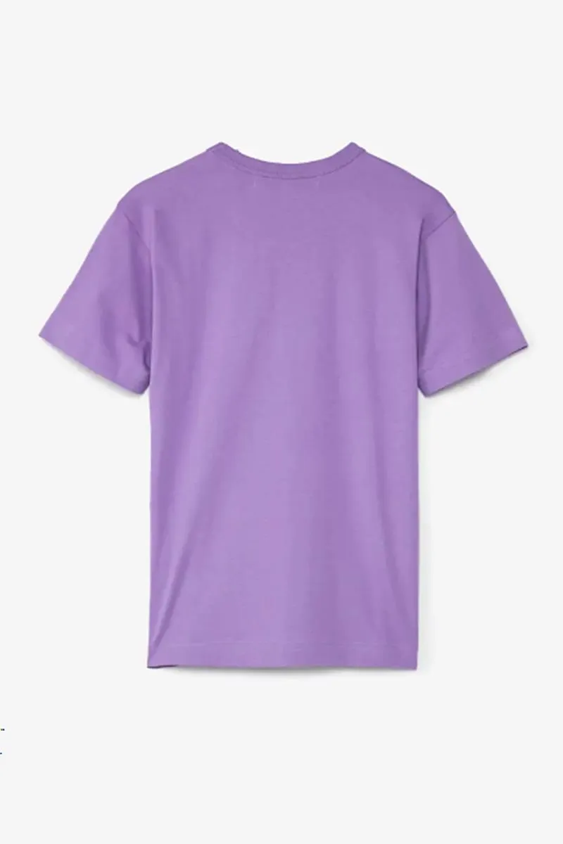 COMME DES GARÇONS PLAY CAMISETA LILAC SMALL RED HEART MUJER