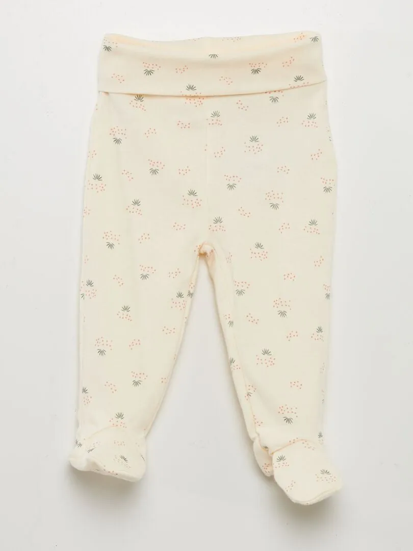 CONJUNTO DE 3 PIEZAS  BODY + LEGGING + GORRO 'MINNIE'  BEIGE