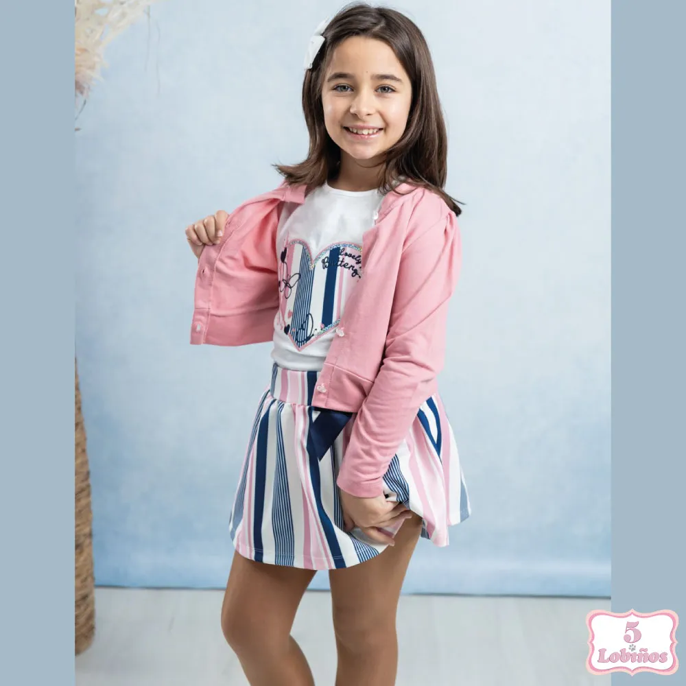 CONJUNTO NIÑA BUTTERFLY
