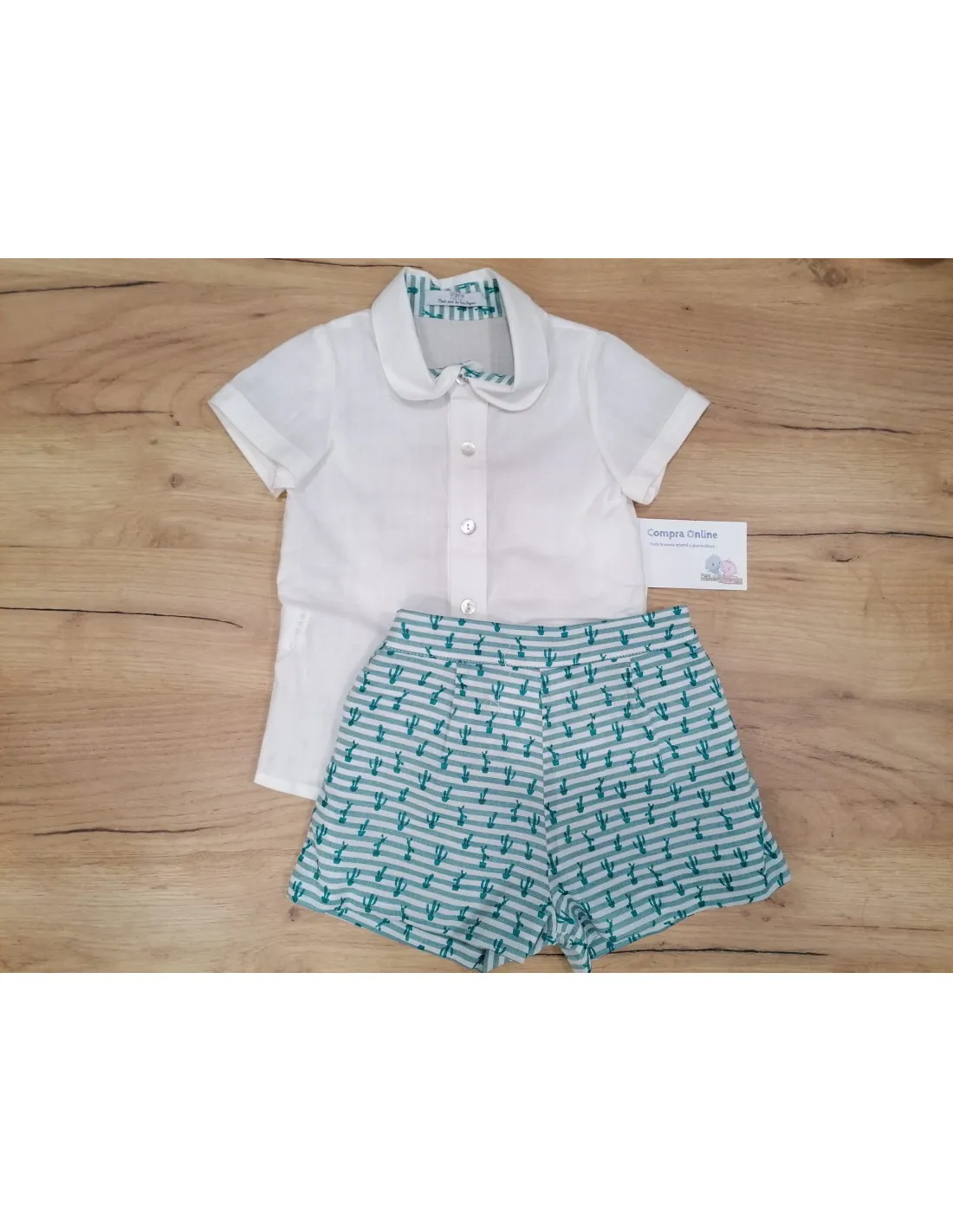 Conjunto para bebé niño Cactus