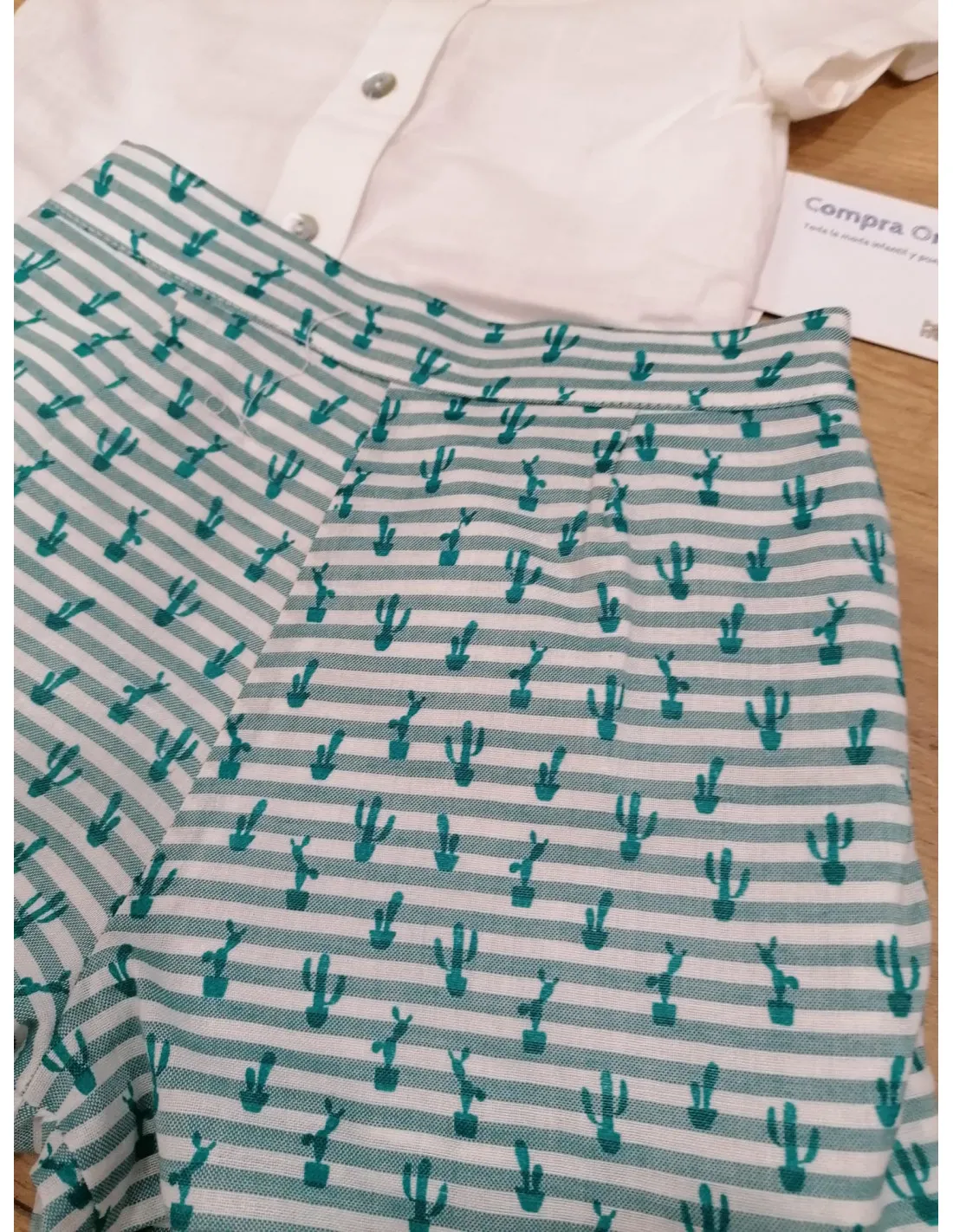 Conjunto para bebé niño Cactus