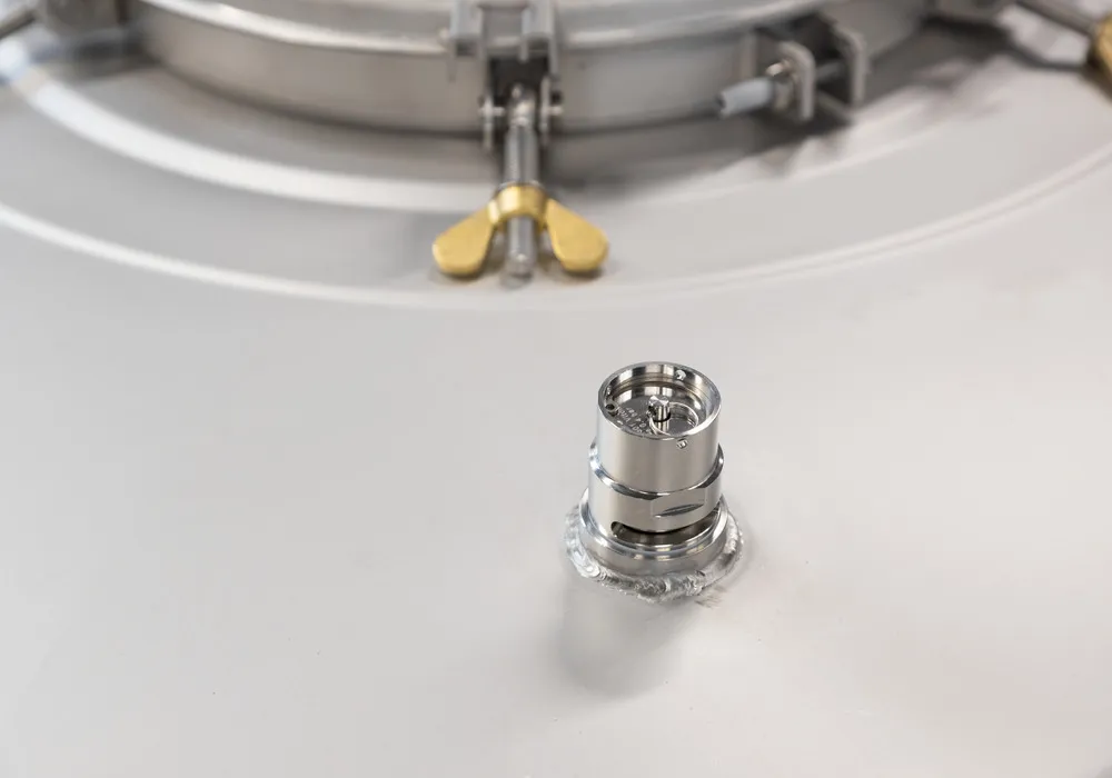 Contenedor IBC apto para alimentos TA de acero inoxidable 1.4301, juntas de PTFE