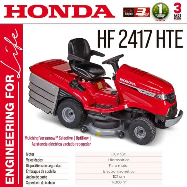 Cortacésped de Asiento HONDA HF 2417 HTE