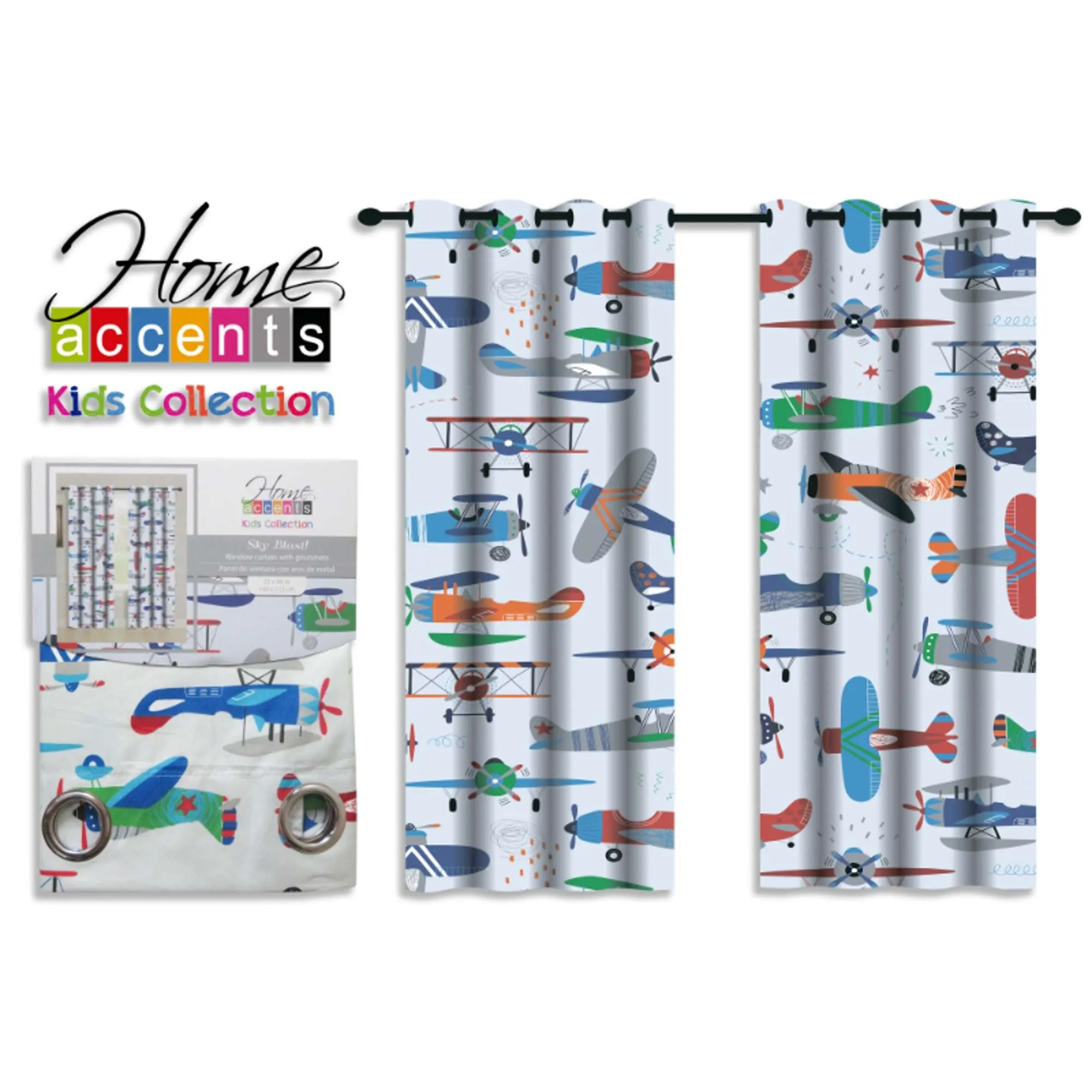 Cortina Juvenil Sky Blast 55x84"
