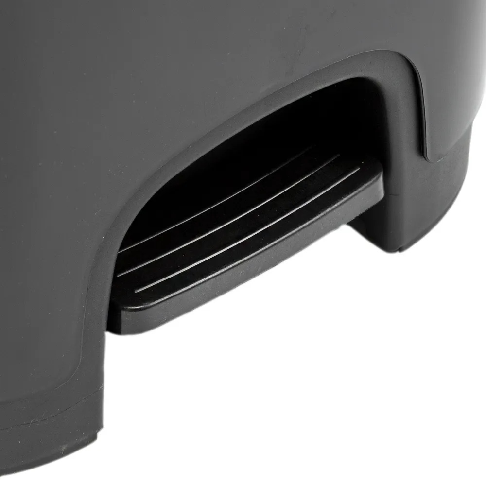Cubo Basura Plastico Apertura Pedal 18 Litros Negro