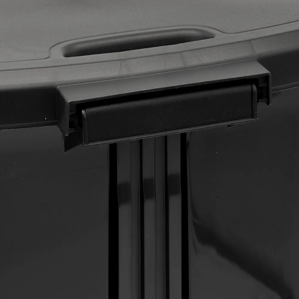 Cubo Basura Plastico Apertura Pedal 18 Litros Negro