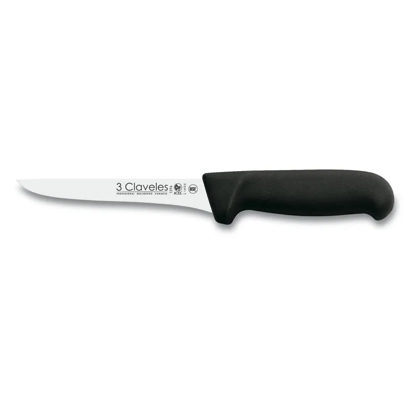 Cuchillo Deshuesar Hoja Estrecha Polipropileno NEGRO