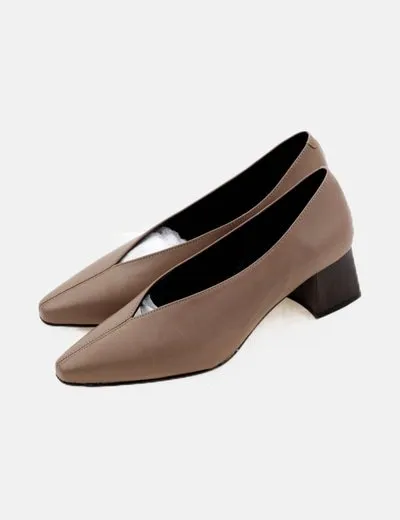 Dchicas Zapato de tacón taupe