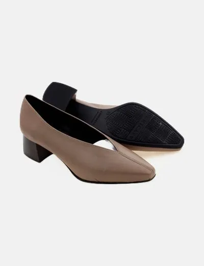 Dchicas Zapato de tacón taupe
