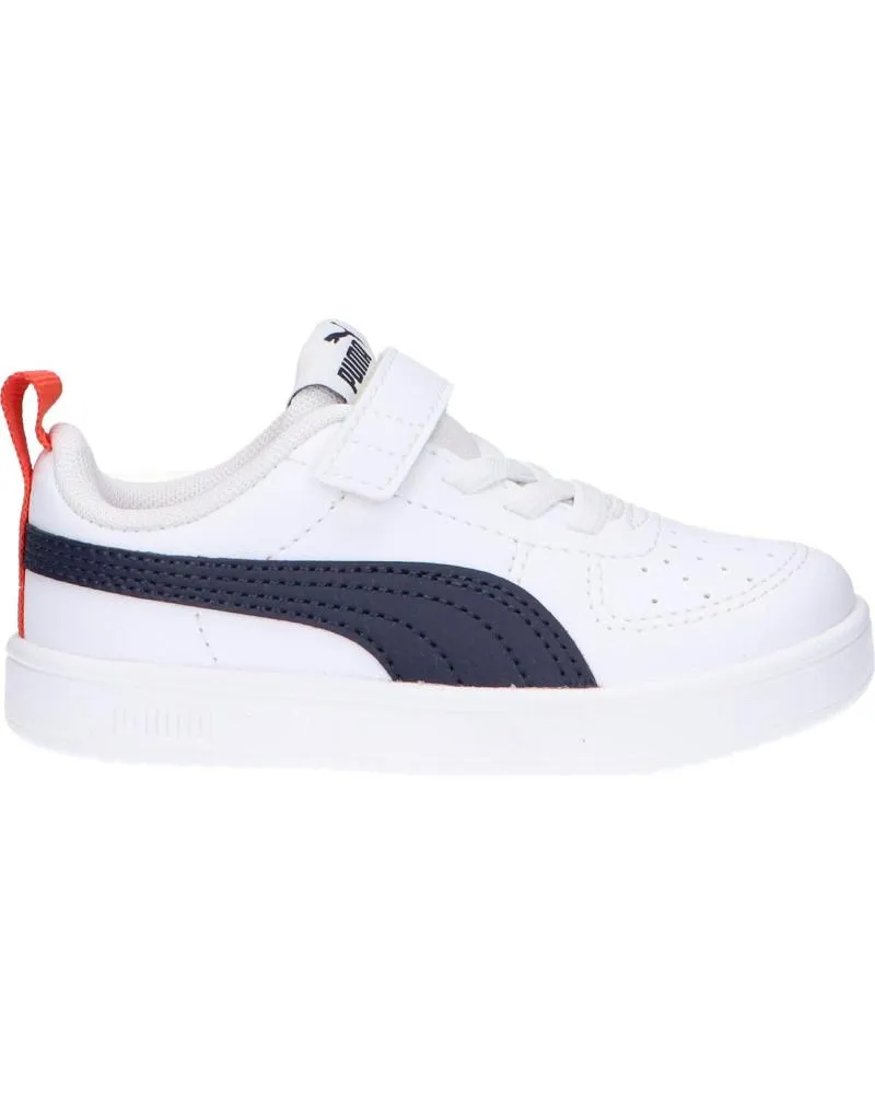 Deportivas de Niña y Niño PUMA 384314 RICKIE AC INF 09 WHITE
