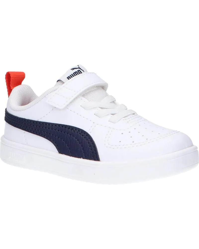 Deportivas de Niña y Niño PUMA 384314 RICKIE AC INF 09 WHITE