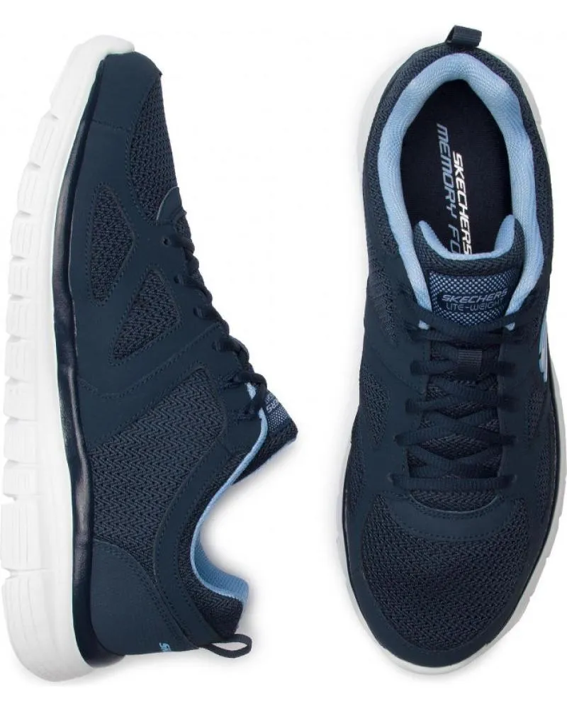 Deportivas SKECHERS  de Hombre y Niño ZAPATILLAS BURNS AGOURA  AZUL