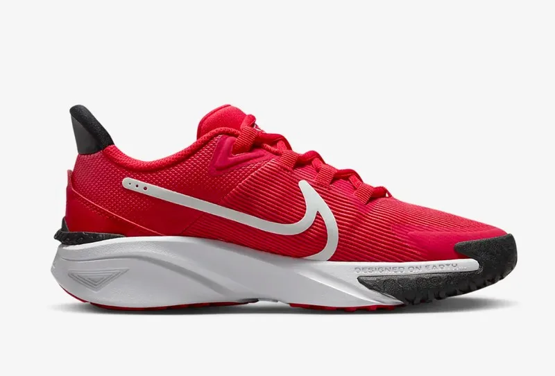 Deportivos Nike DX7614 textil rojo