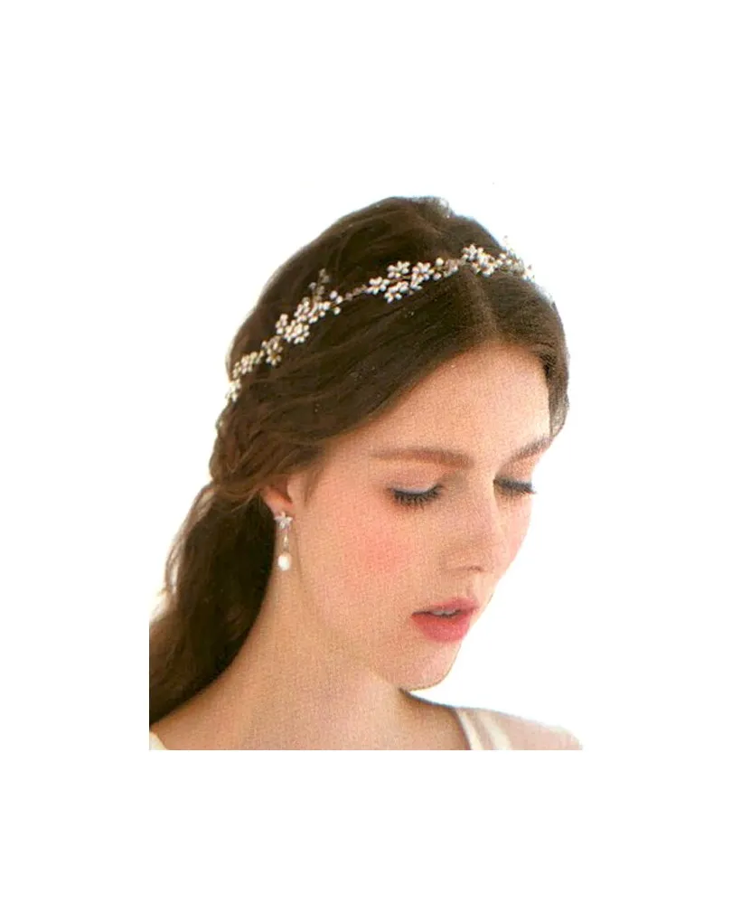 DIADEMAS DORADAS PARA BODAS CON ELEGANTE DISEÑO DE HOJAS