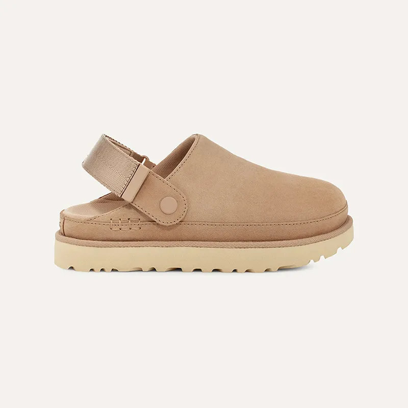 Diseñador Goldenstar Clog Slippers Tocks Hi Slides Dad Dad Star Star Beach Mujeres Men Tasman Fall Driftwood Chestnut Invierno T