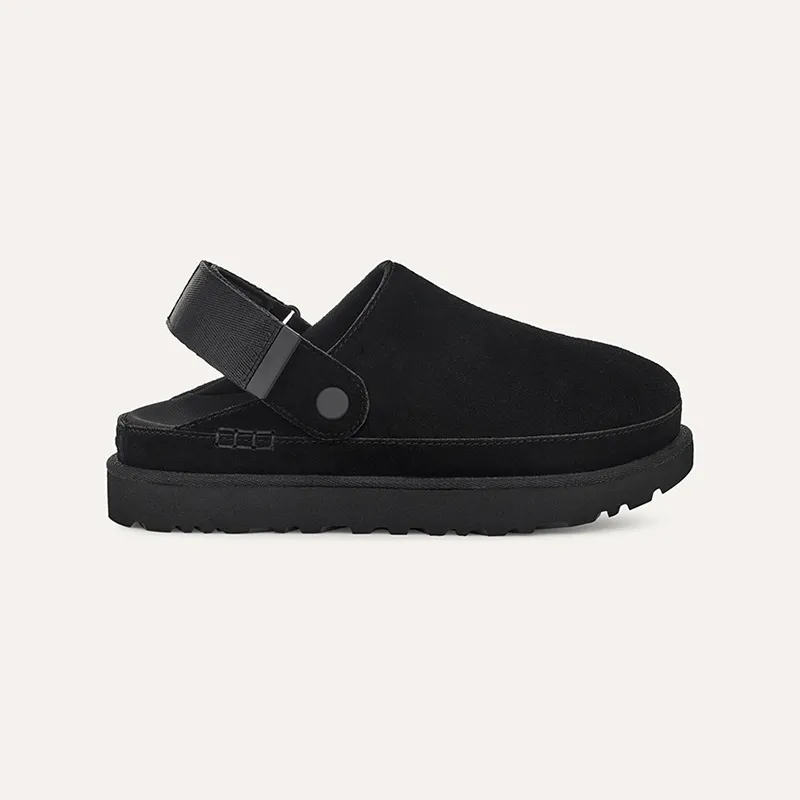Diseñador Goldenstar Clog Slippers Tocks Hi Slides Dad Dad Star Star Beach Mujeres Men Tasman Fall Driftwood Chestnut Invierno T