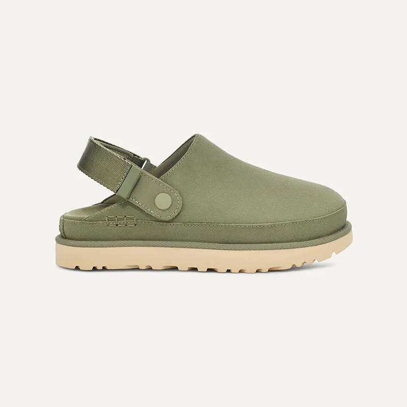 Diseñador Goldenstar Clog Slippers Tocks Hi Slides Dad Dad Star Star Beach Mujeres Men Tasman Fall Driftwood Chestnut Invierno T