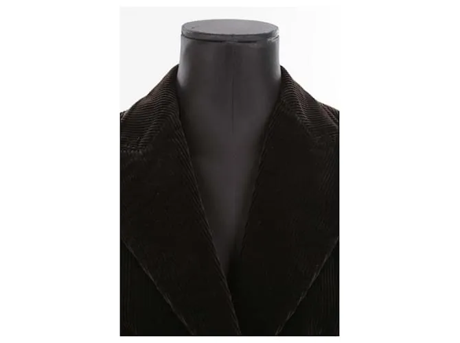 Dolce & Gabbana chaqueta de algodón Castaño 