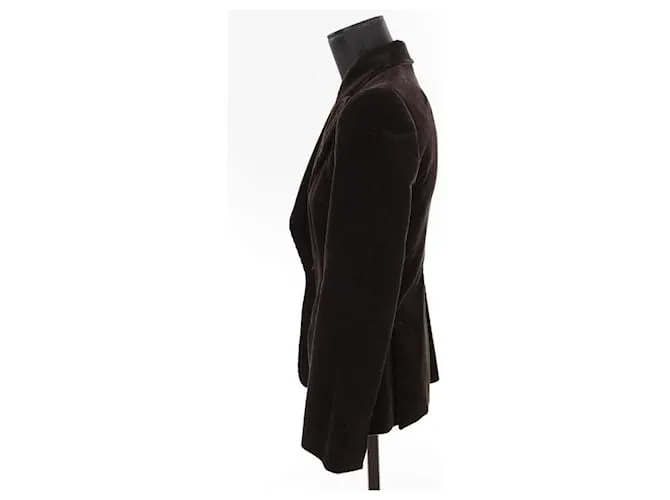Dolce & Gabbana chaqueta de algodón Castaño 