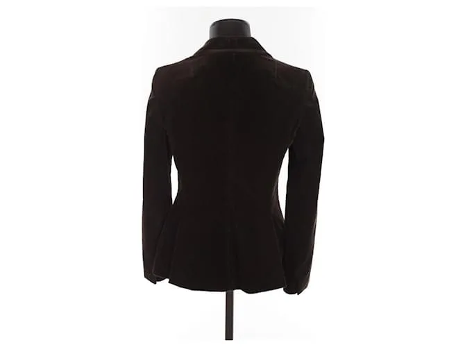 Dolce & Gabbana chaqueta de algodón Castaño 