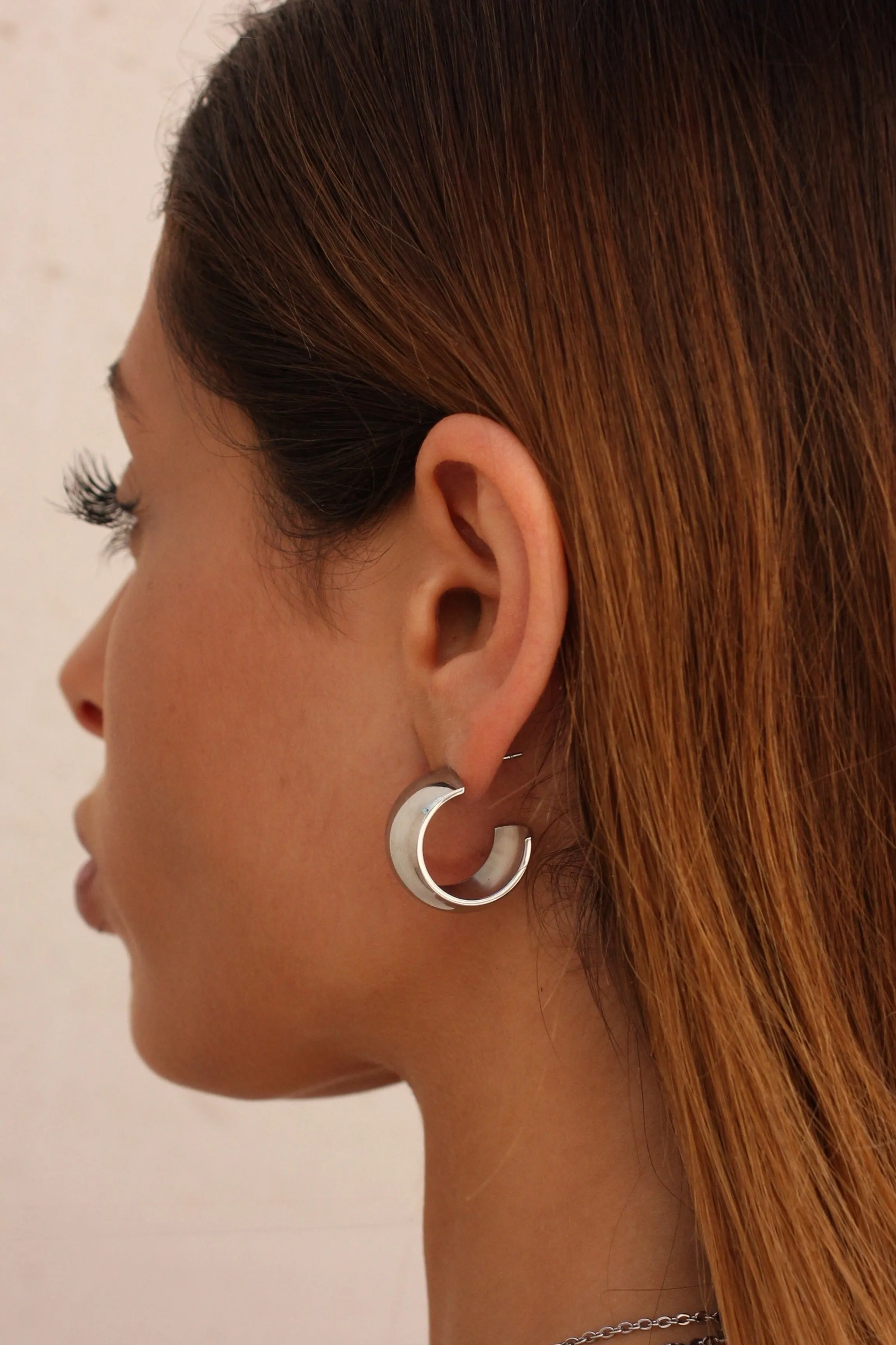DOLCE VITA EARRINGS PLATA