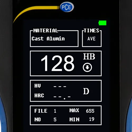 Durómetro PCE 2900, para materiales metálicos, HRC, HRB, HV, HB, HS