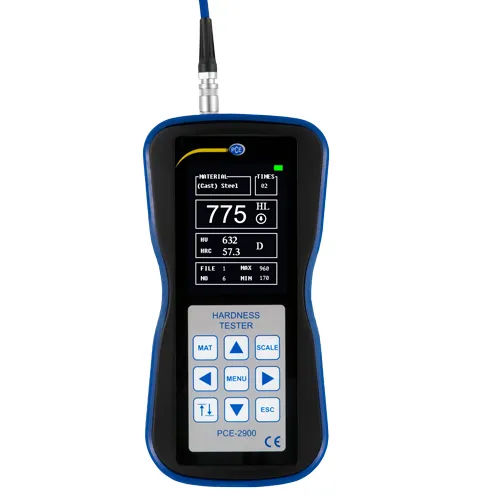 Durómetro PCE 2900, para materiales metálicos, HRC, HRB, HV, HB, HS