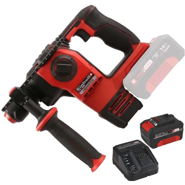 EINHELL  HEROCCO PXC  MARTILLO PERFORADOR SDSPLUS SIN BATERíAS Y CARGADORES, LIION, 18 V,  AH, 2.2 J, MOTOR SIN ESCOBILLAS 