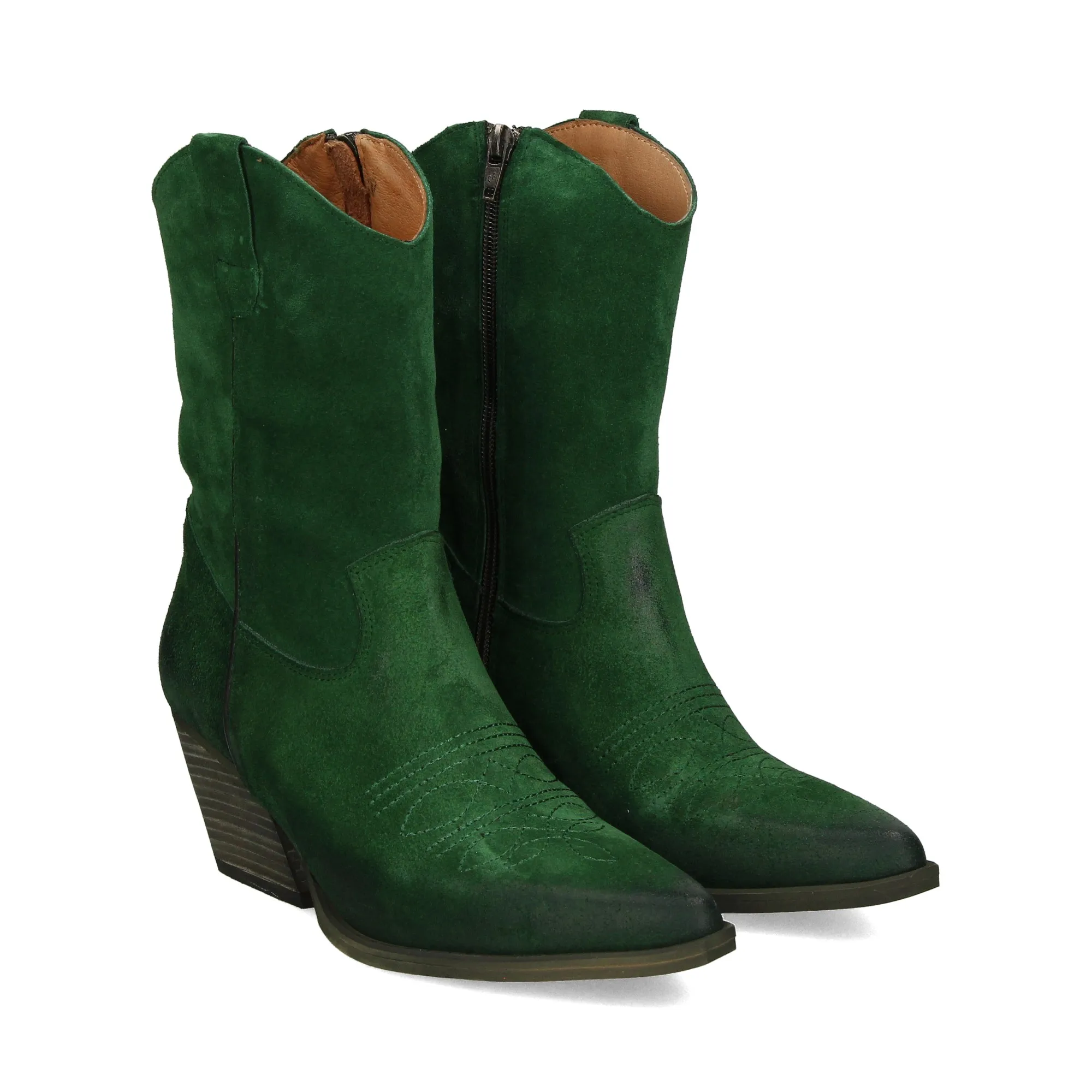 EXE Botas con tacón de Mujer VERDE