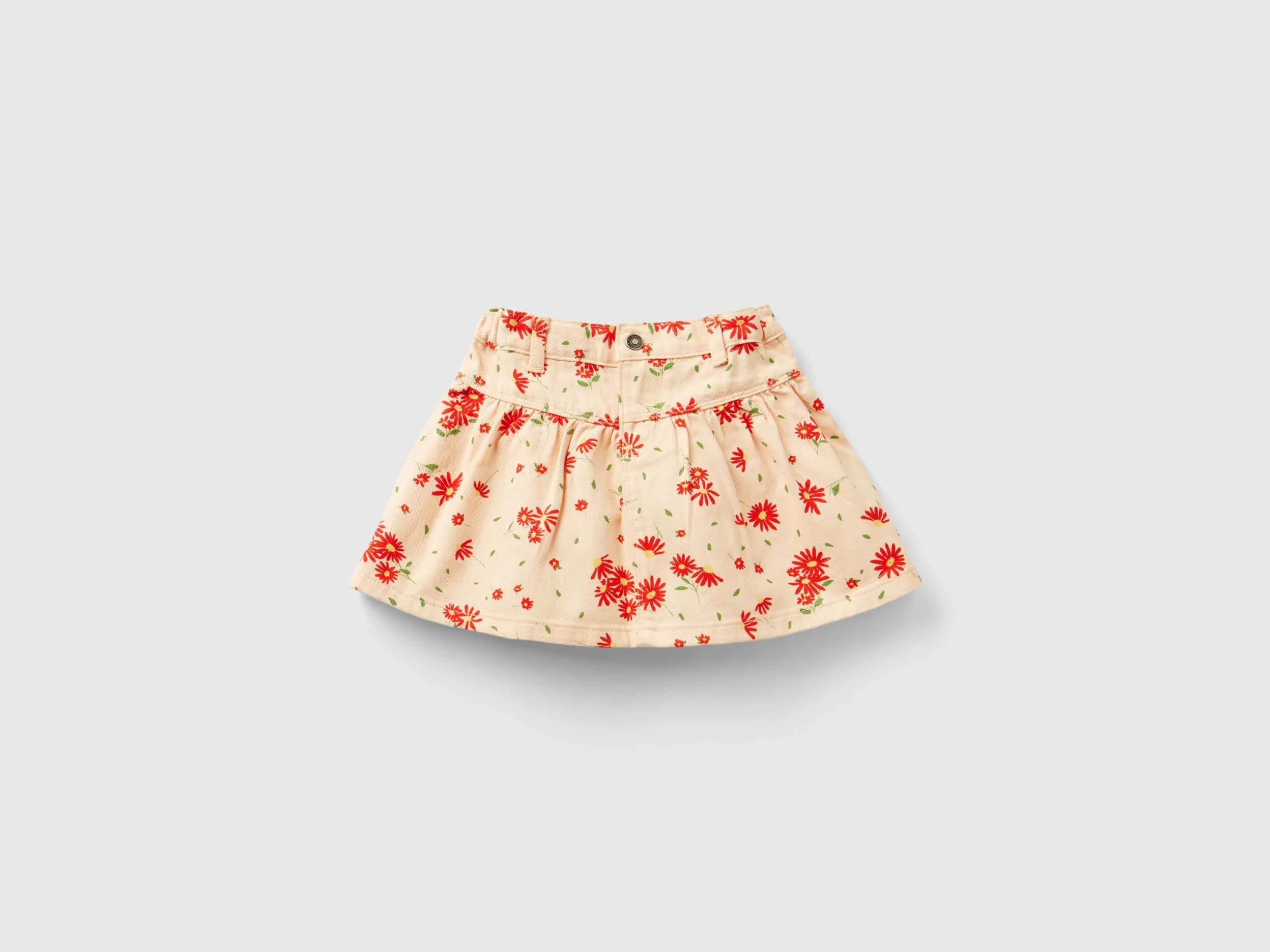Falda de flores