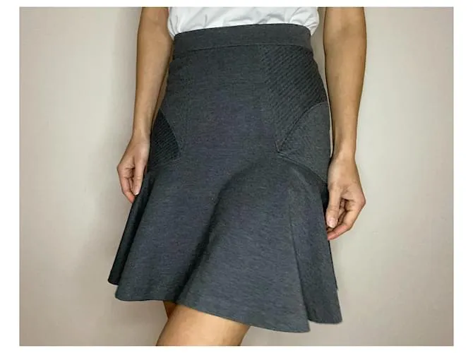 Falda Diane Von Furstenberg Gris 