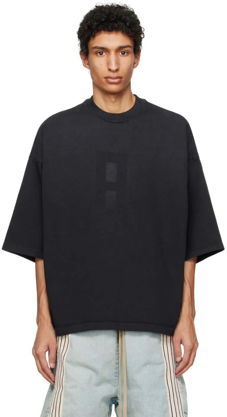 FEAR OF GOD BLACK AIRBRUSH 8 TSHIRT