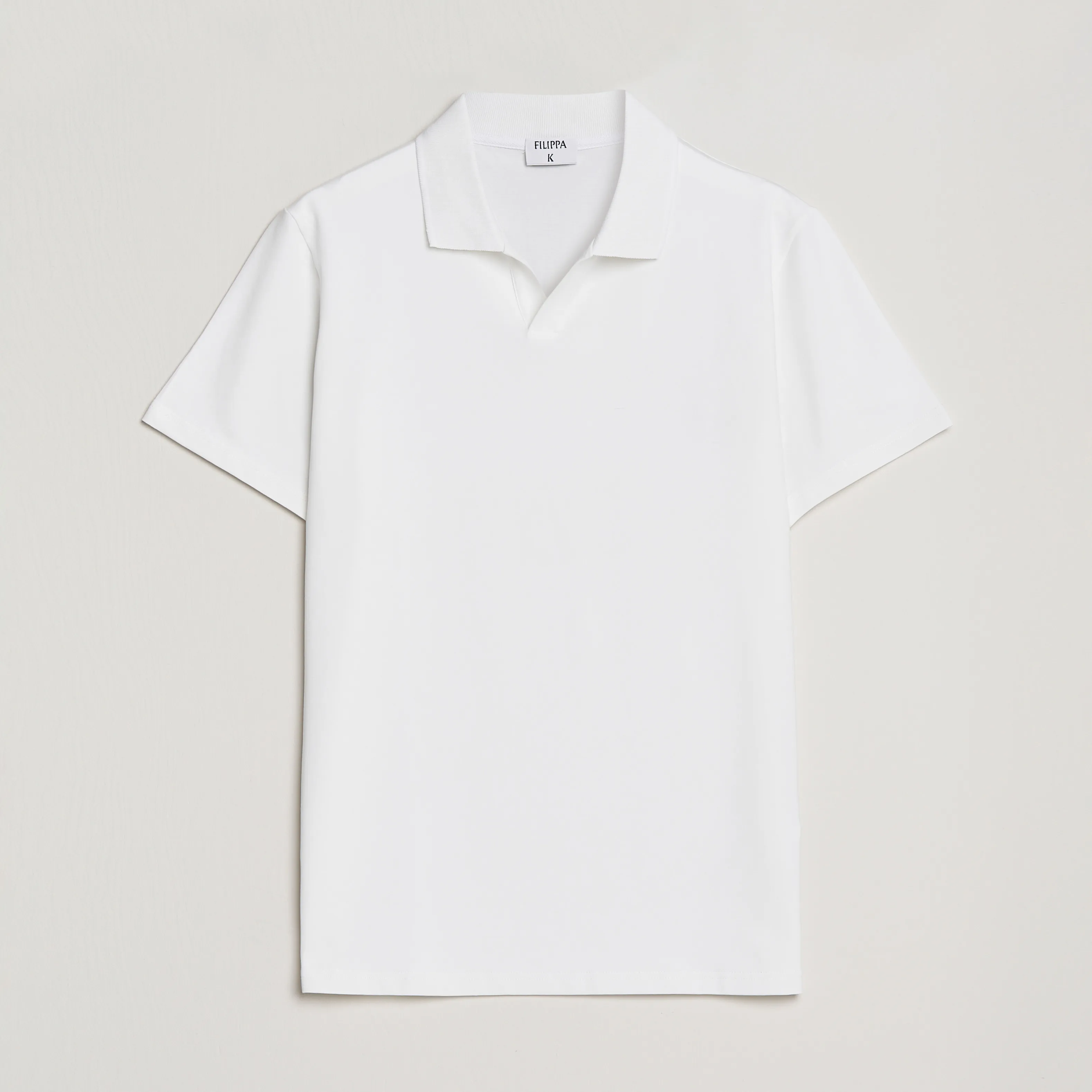 Filippa K Soft Lycra Polo Tee White