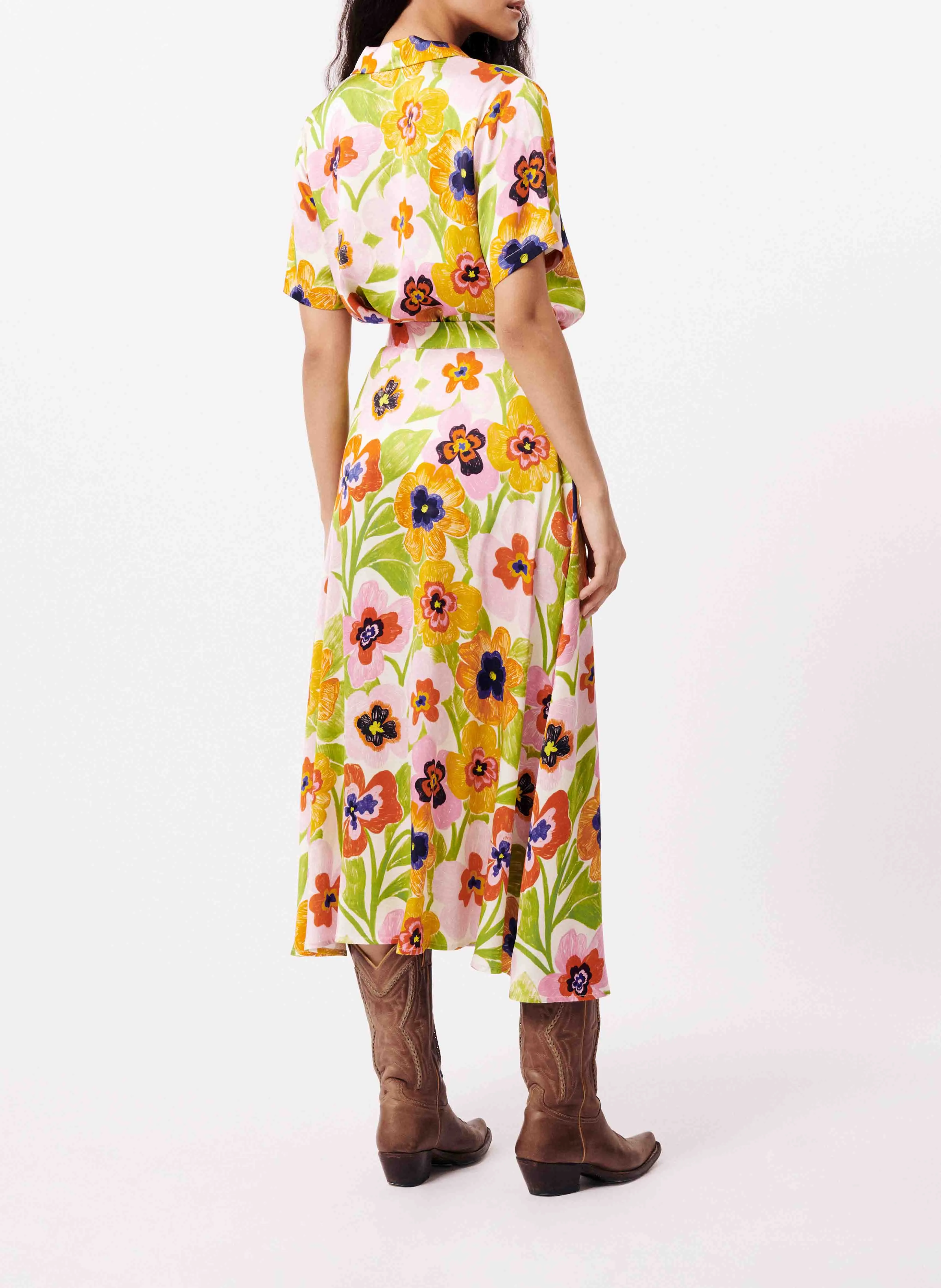 FRNCH CHELLY  CAMISA ESTAMPADA CON CUELLO CLáSICO EN MULTICOLOR