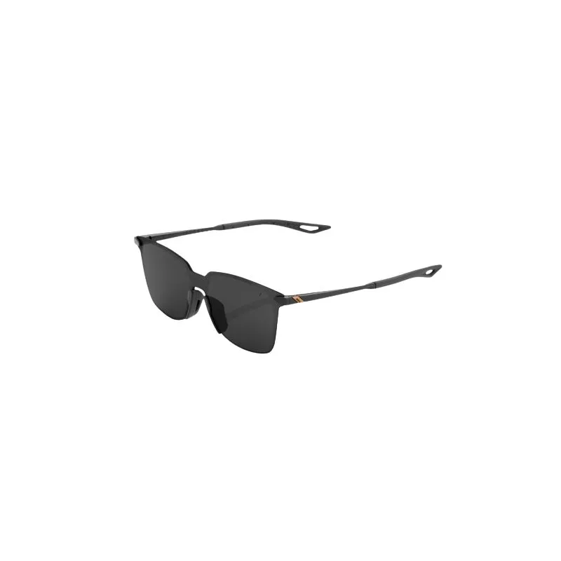 GAFAS DE SOL 100% LEGERE SQUARE (NEGRO PULIDO  LENTE AHUMADA)