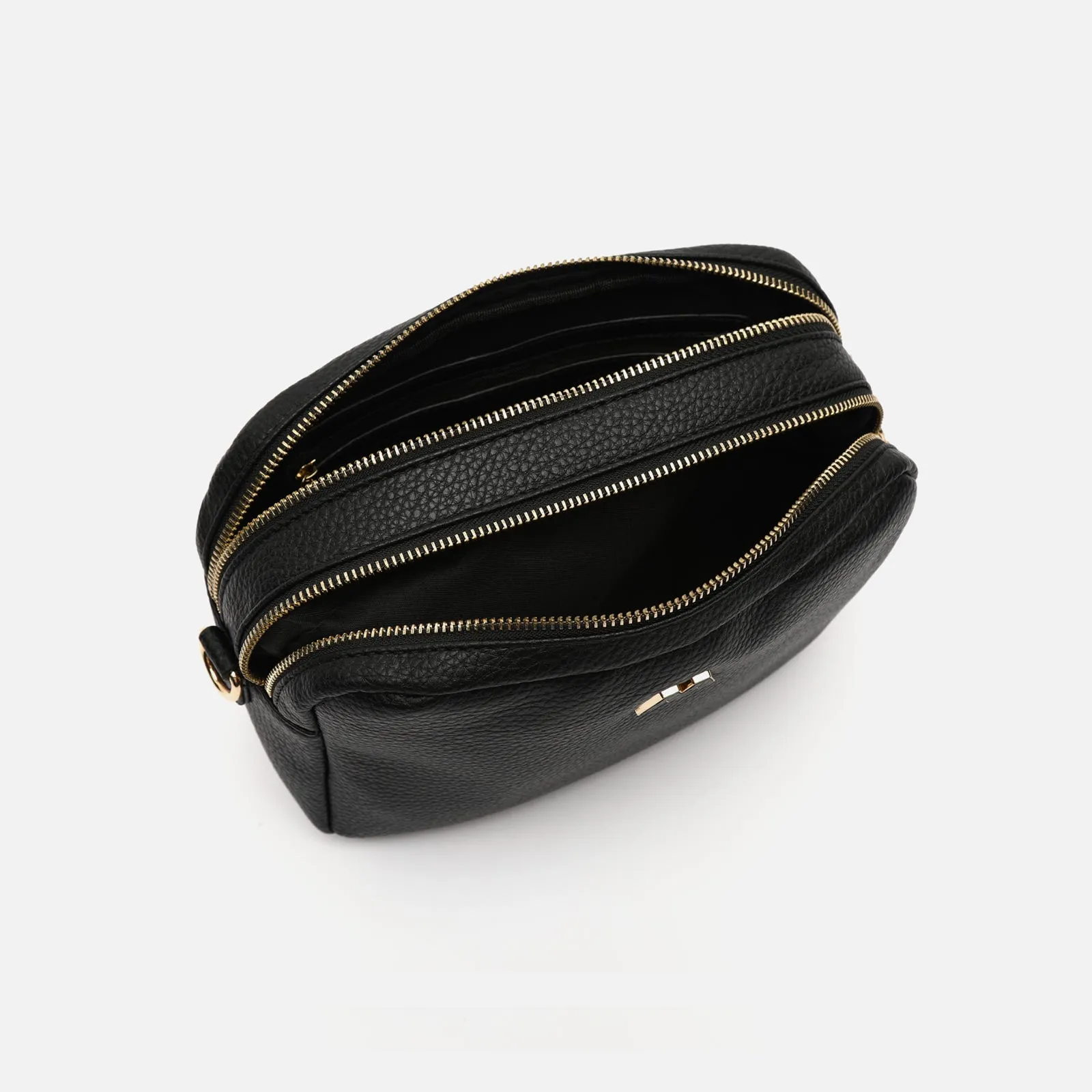 Galen bolso bandolera con doble cremallera