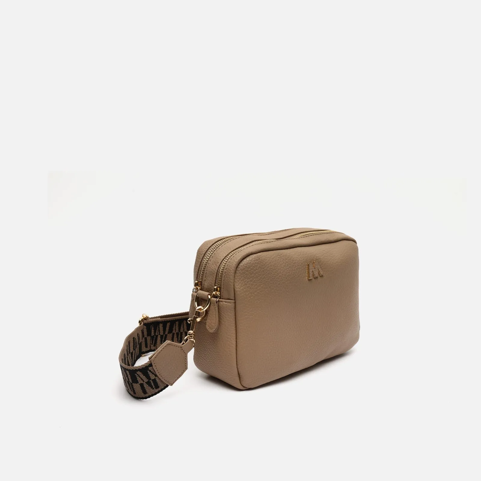 Galen bolso bandolera con doble cremallera