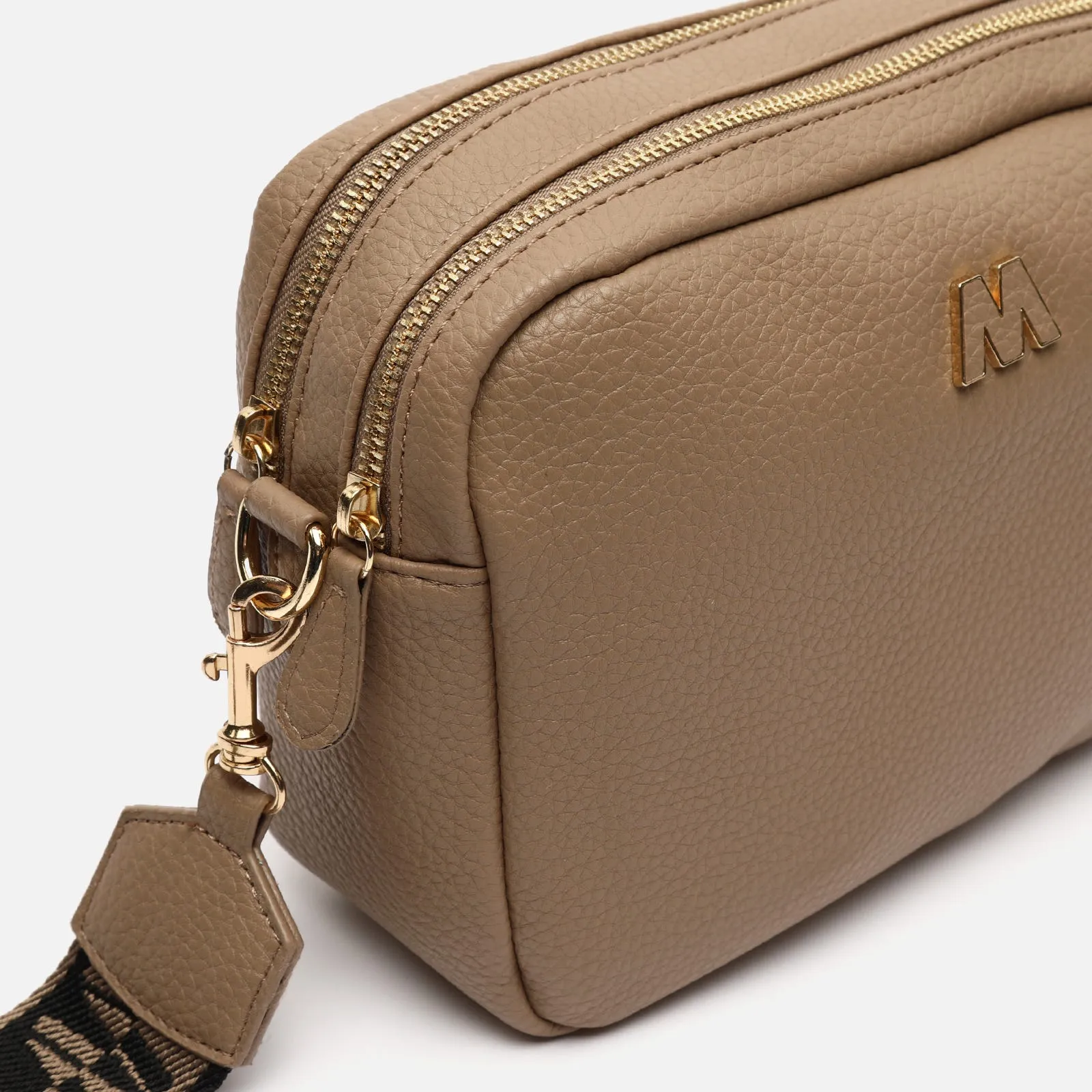 Galen bolso bandolera con doble cremallera