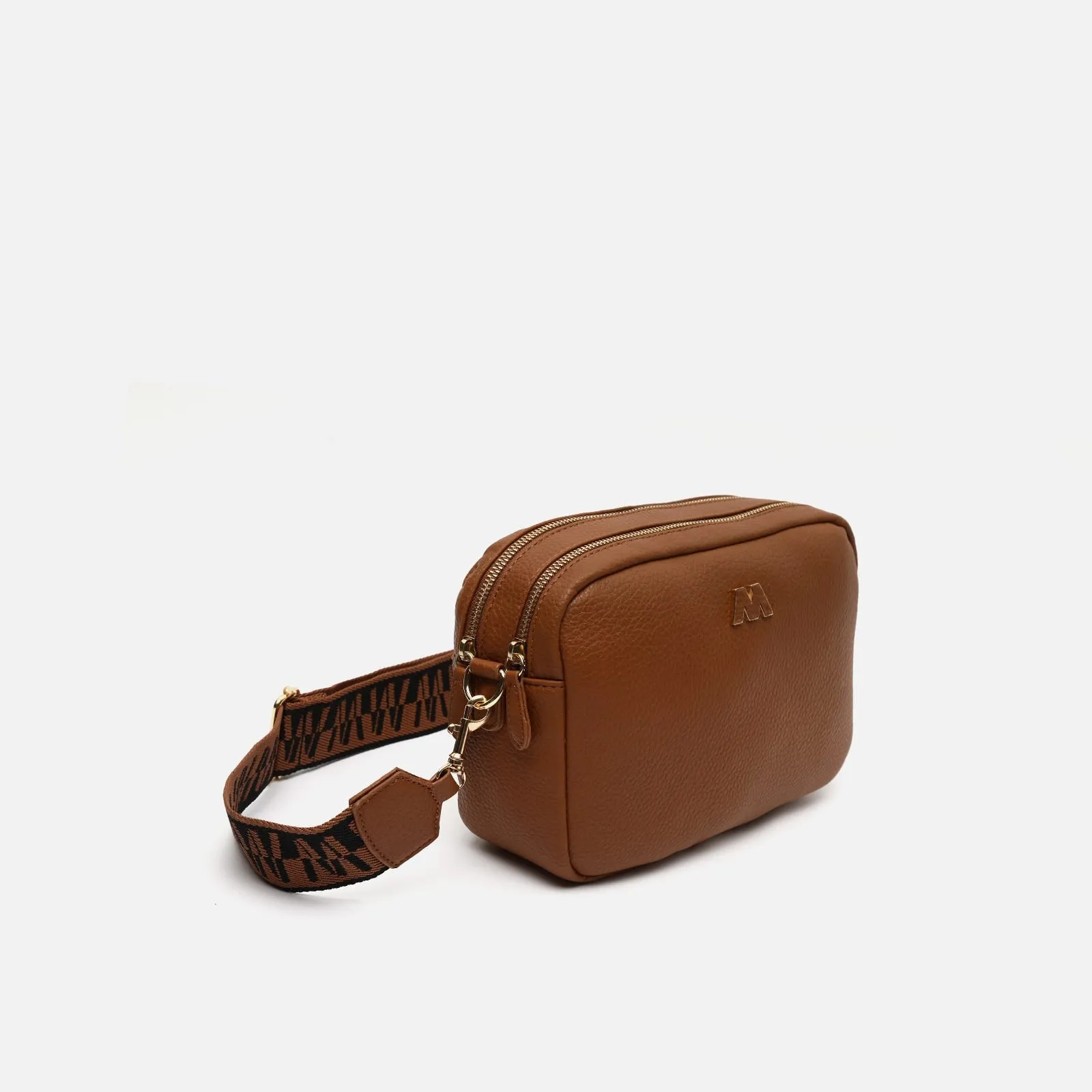 Galen bolso bandolera con doble cremallera