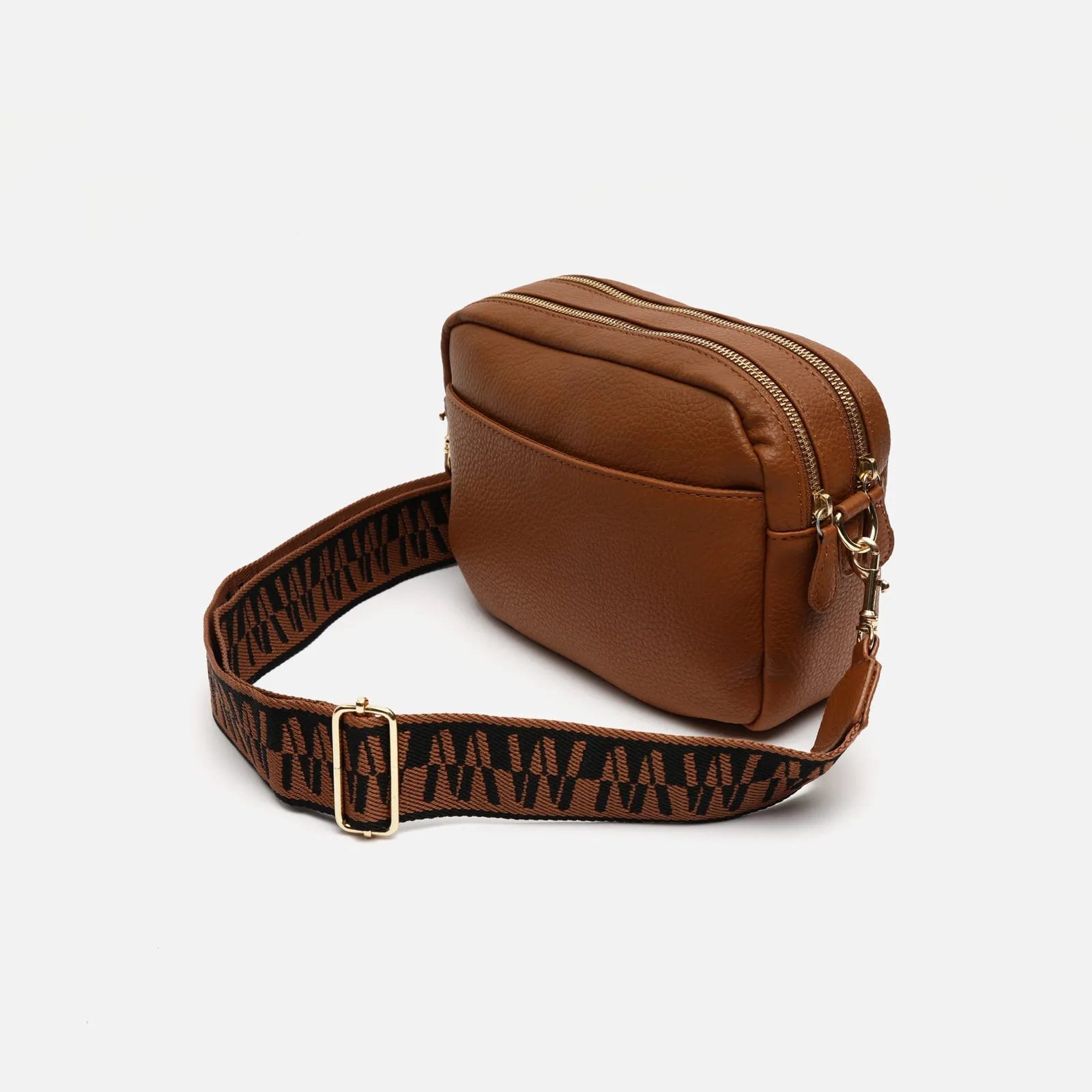 Galen bolso bandolera con doble cremallera