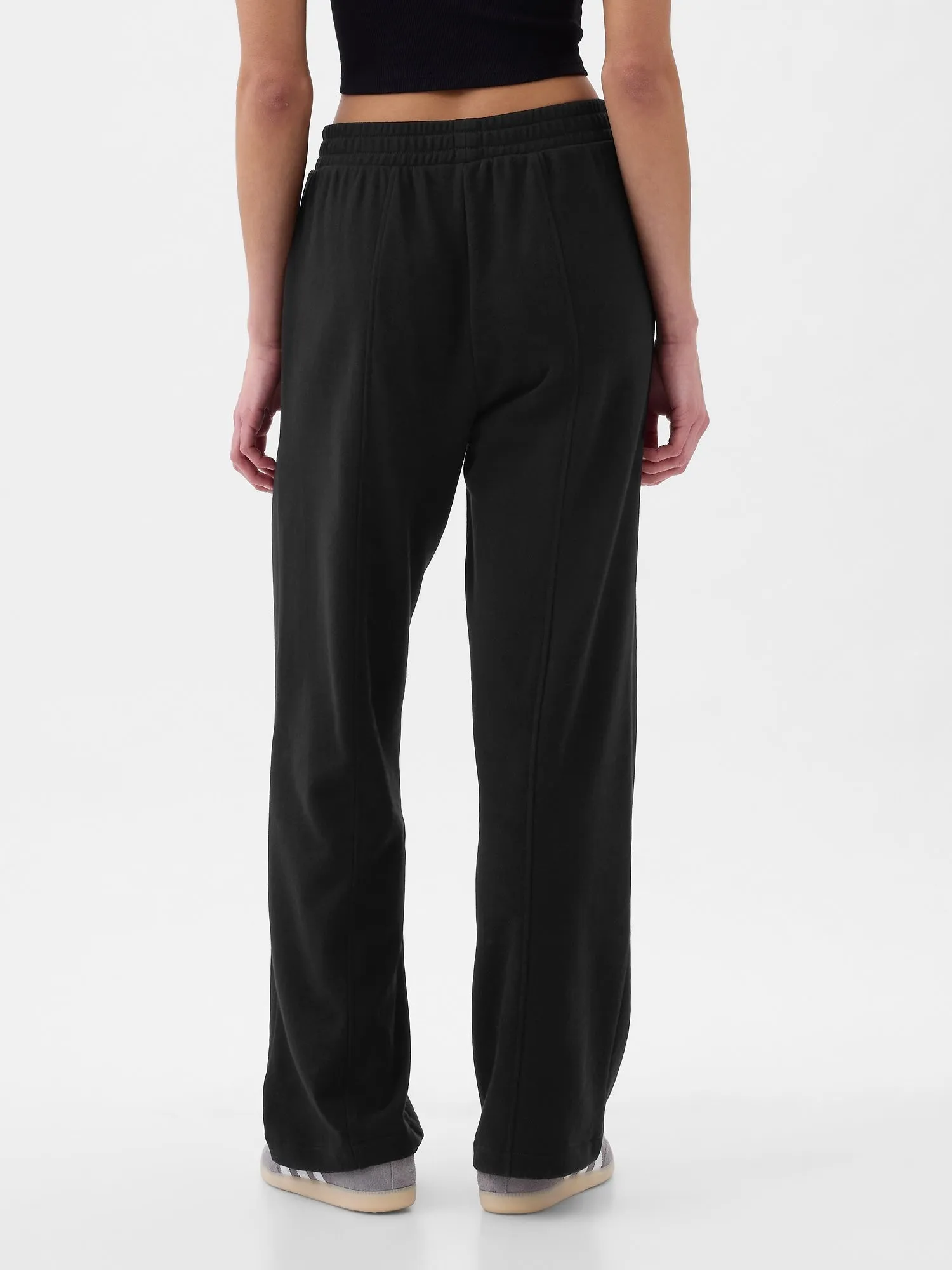 GAP Pantalón de Buzo GAP Logo Wide Leg Mujer