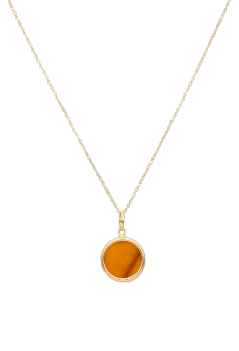 GARGANTILLA ORO AMARILLO 18 KTES MOTIVO OJO TIGRE 030_4188OTCAD