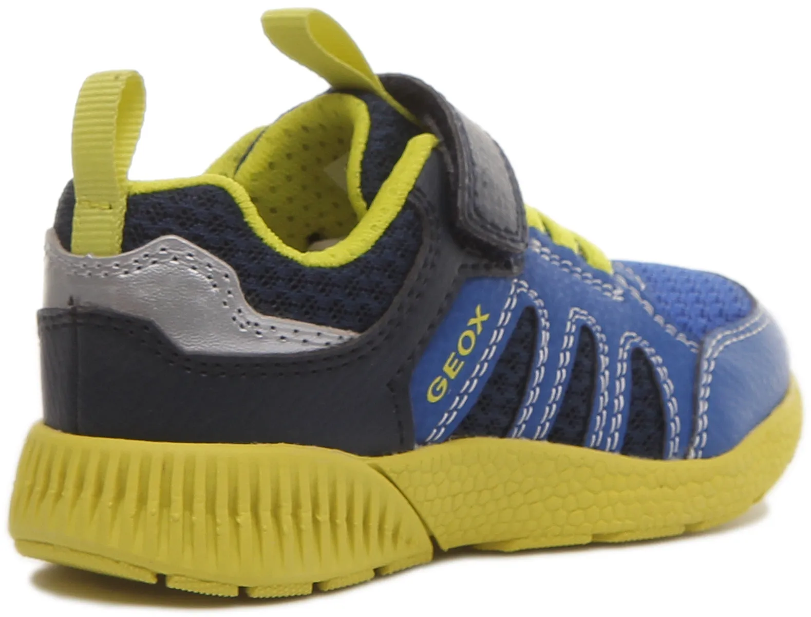 Geox J Sveth B Zapatillas de deporte ligeras para niños en amarillo marino