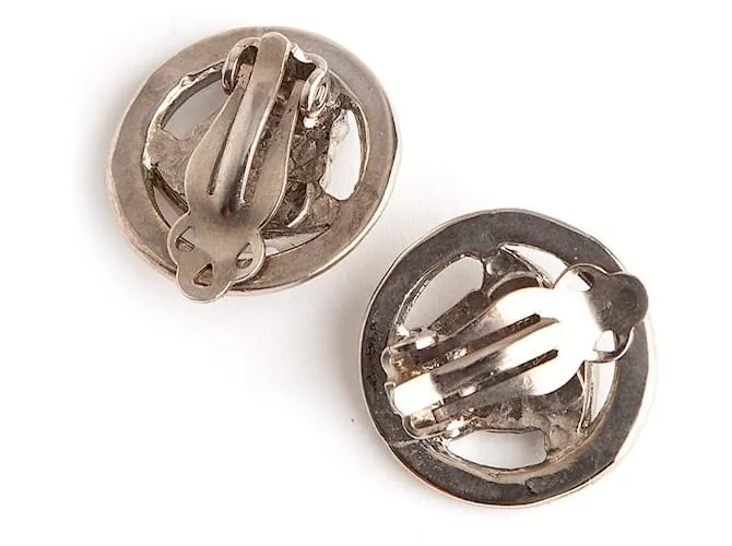 Gianni Versace pendientes Medusa Plata 