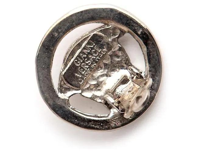 Gianni Versace pendientes Medusa Plata 