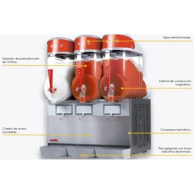Granizadora MT 3B Ugolini