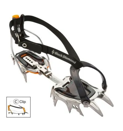 Grapas Black Diamond Sabretooth Clip (negro/gris)