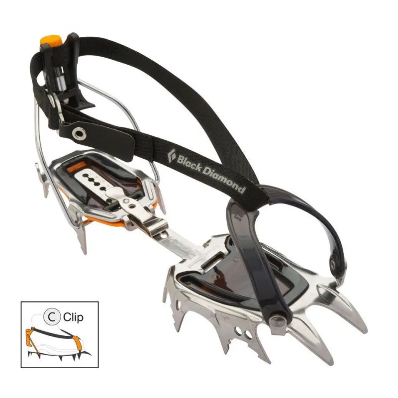 Grapas Black Diamond Sabretooth Clip (negro/gris)