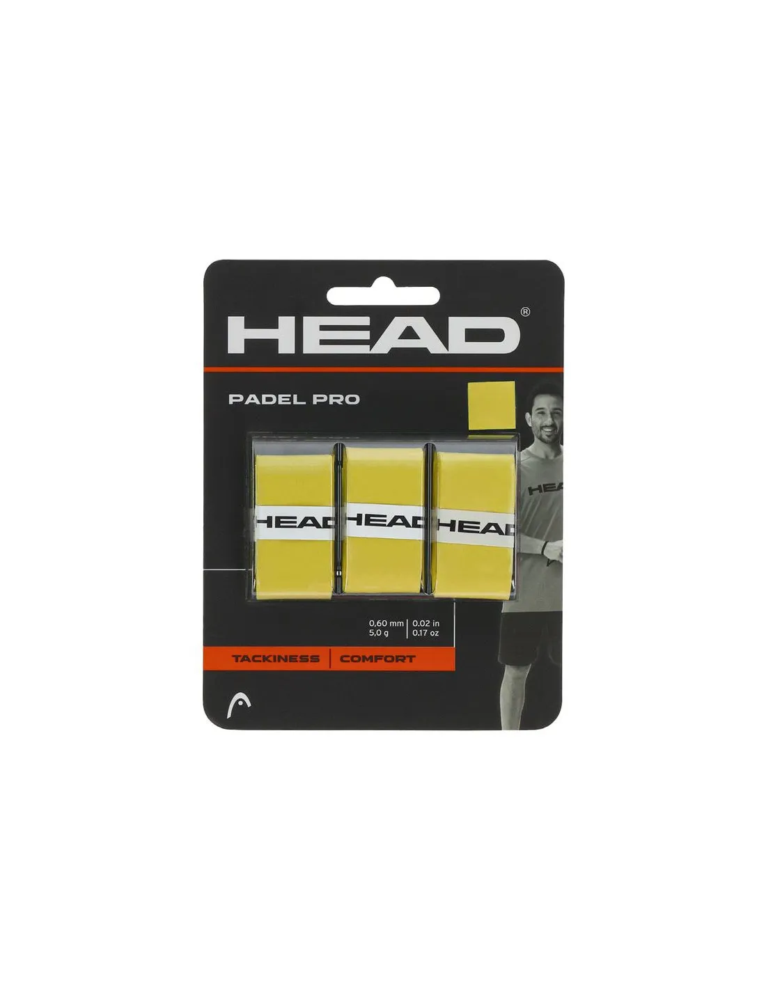 Grip de pádel Head Pro X3 amarillo